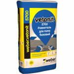 Базовая смесь пол наливной Weber-Vetonit 5700 25 кг