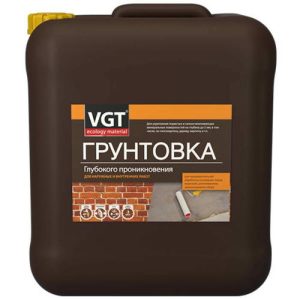 Грунтовка глубокого проникновения VGT ВД-АК-0301 для наружных и внутренних работ 1 кг