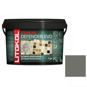 Затирка эпоксидная для швов Litokol Starlike Defender Evo S.120 Grigio Piombo 1 кг
