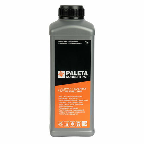 Грунтовка-концентрат Paleta глубокого проникновения 1:9 1 л — изображение 2