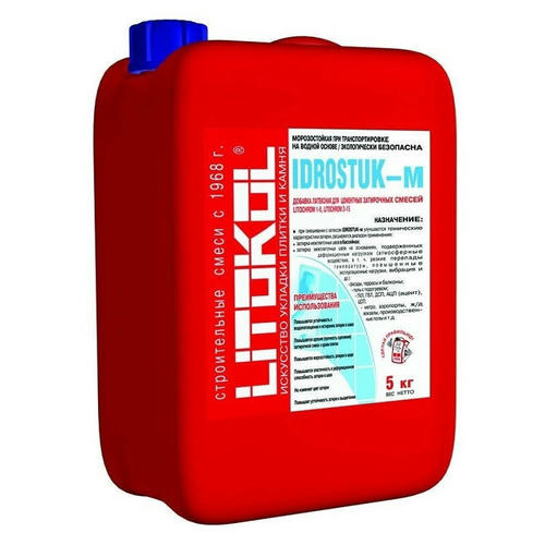 Добавка латексная для затирок Litokol Idrostuk-м 5 кг