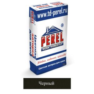 Затирка цементная Perel RL 0465 черная 25кг
