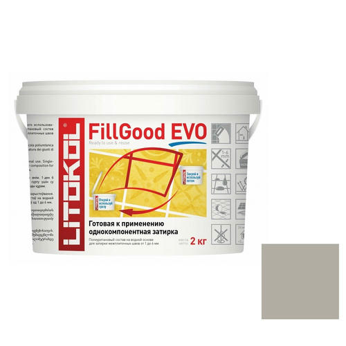 Затирка полиуретановая Litokol FillGood Evo F.210 Greige 2 кг