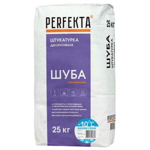Штукатурка декоративная Perfekta Шуба Зимняя серия 2 мм 25 кг