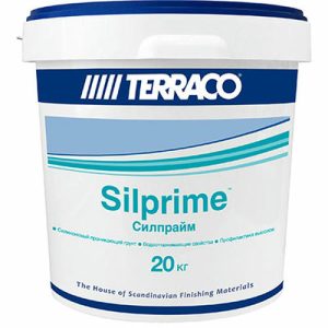 Грунтовка Terraco (Террако) силиконовая SilPrime Силпрайм 20 кг