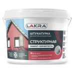 Штукатурка структурная декоративная Лакра с эффектом зернистости 3 мм белая 15 кг