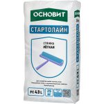 Стяжка пола Основит Стартолайн FC43 L легкая 25 кг