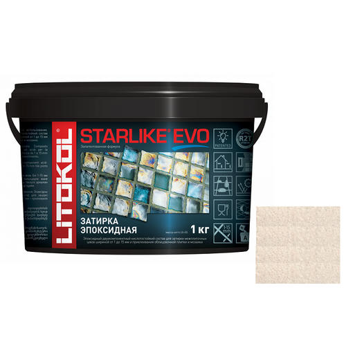 Затирка эпоксидная для швов Litokol Starlike Evo S.205 Travertino травертино1 кг
