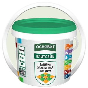 Затирка эластичная Основит Плитсэйв XC6 E Жасмин 013 2 кг