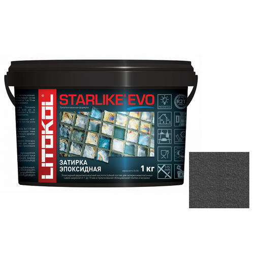 Затирка эпоксидная для швов Litokol Starlike Evo S.500 Rosa Cipria 1 кг