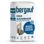 Пол наливной универсальный Bergauf Boden Zement Medium 20 кг