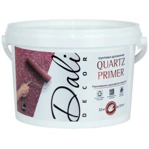 Грунтовка акриловая Dali Decor Quartz Primer 20283 адгезионная 3,5 кг