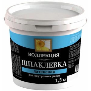 Шпаклевка латексная 1,5кг ведро Ижсинтез