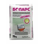 Декоративная штукатурка цементная Боларс Камешковая оптим 2,5мм белый 25кг