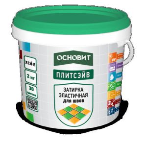 Затирка эластичная Основит Плитсэйв XC6 E 2 кг 039 венге