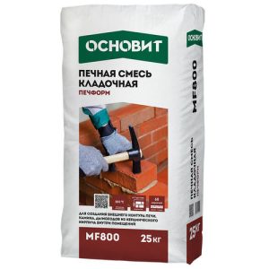 Смесь кладочная печная Основит Печформ MF800 25 кг