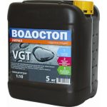 Грунтовка-концентрат VGT Водостоп-акрил 5 кг