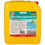 Грунт Pufas Влагозащитный ГВ концентрат 1:6 морозостойкий 10 л
