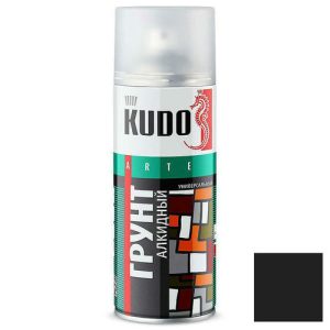 Грунт аэрозольный универсальный Kudo KU-2003 черный 520 мл