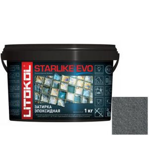 Затирка эпоксидная для швов Litokol Starlike Evo S.130 Grigio Ardesia 1 кг