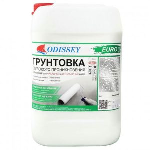 Грунтовка универсальная ODISSEY Euro ВДАК-0105 глубокого проникновения 10 л