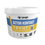 Грунт адгезионный Грида Бетон-Контакт всесезонный красный 15 кг