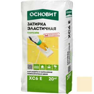 Затирка эластичная Основит Плитсэйв XC6 E слоновая кость 126 20 кг