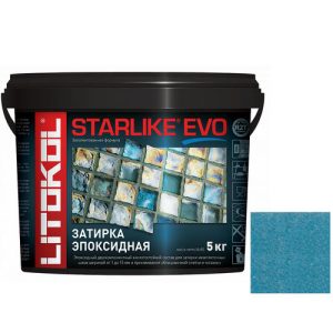 Затирка эпоксидная для швов Litokol Starlike Evo S.340 Blu Denim 5 кг