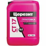 Грунтовка глубокого проникновения Ceresit CT 17 Pro 10 л