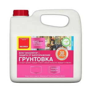 Грунтовка Neomid ВлагоStop Bio Proff 3 л