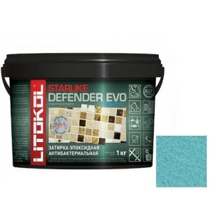 Затирка эпоксидная для швов Litokol Starlike Defender Evo S.320 Azzurro Caraibi 1 кг