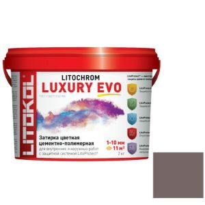 Затирка цементо-полимерная для швов Litokol Luxury Evo LLE.345 Сливовая 2 кг