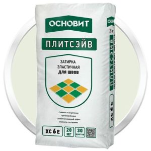 Затирка эластичная Основит Плитсэйв XC6 E Жасмин 013 20 кг