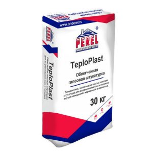 Штукатурка перлито-гипсовая Perel 0528 TeploPlast серый 30кг