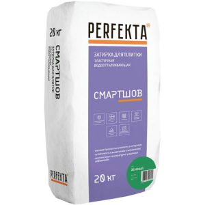 Затирка цементная для швов Perfekta Смартшов зеленый 20 кг