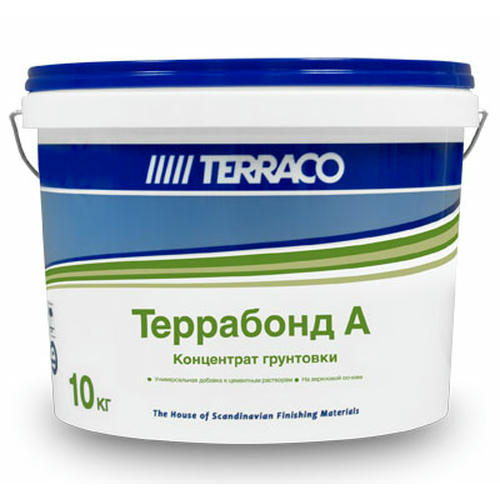 Грунтовка Terraco (Террако) акриловая Terrabond Террабонд А концентрат 10 кг