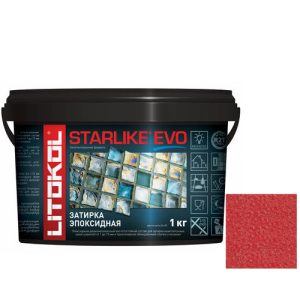 Затирка эпоксидная для швов Litokol Starlike Evo S.550 Rosso Oriente 1 кг