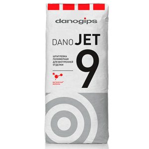 Шпатлевка полимерная финишная Dano JET 9 20 кг