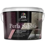 Покрытие декоративное с эффектом жемчужных песчаных вихрей Dufa Creative Perla Sabbia база Argento LC-001 1 кг