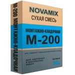 Смесь монтажно-кладочная Novamix М-200 50 кг