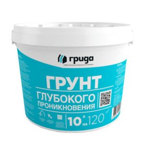 Грунтовка глубокого проникновения Грида Pro всесезонная 10 кг