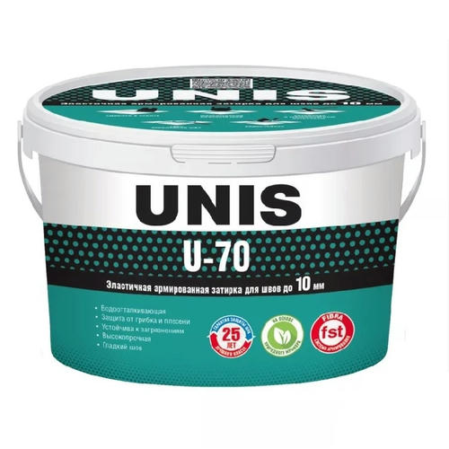 Затирка Unis U-70, С15, черный, 2 кг