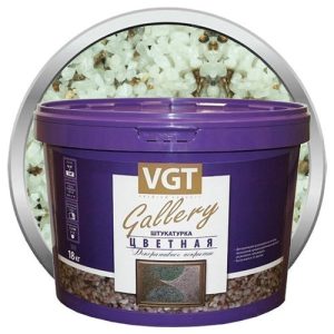 Штукатурка декоративная VGT Gallery №2 крупнозернистая 18 кг