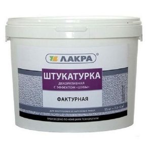 Штукатурка декоративная Лакра с эффектом Шубы 15 кг