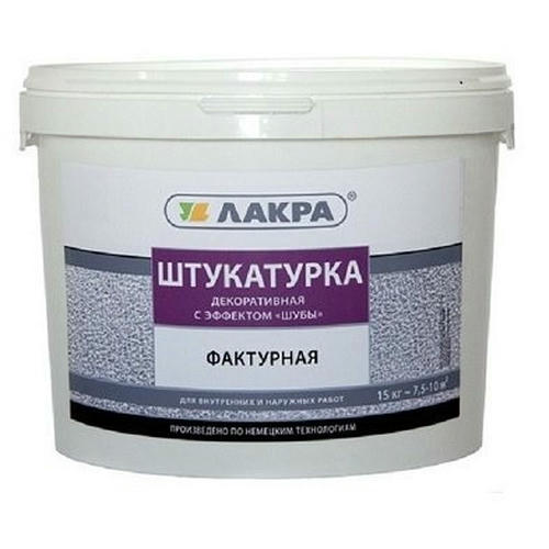Штукатурка декоративная Лакра с эффектом Шубы 15 кг